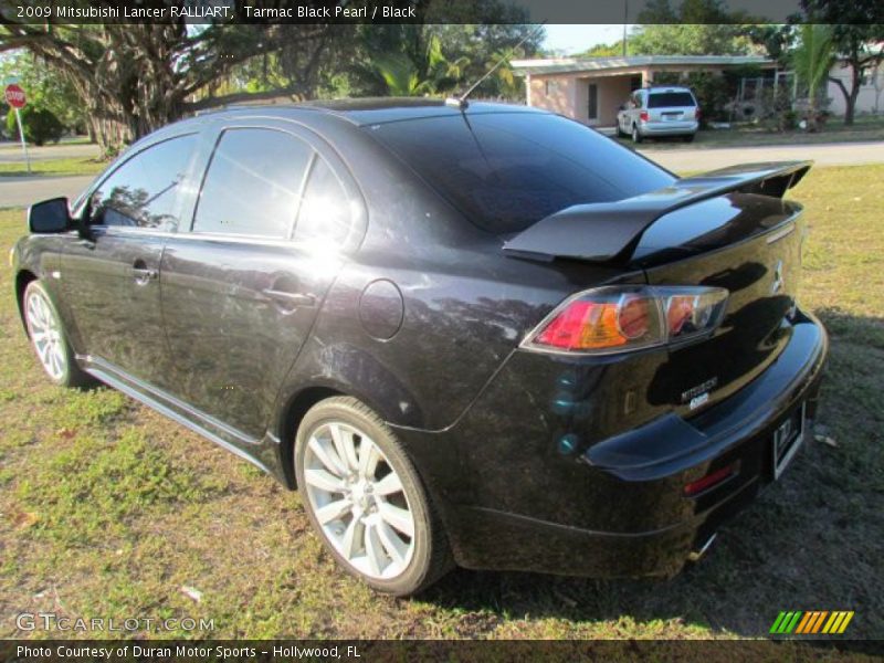 Tarmac Black Pearl / Black 2009 Mitsubishi Lancer RALLIART