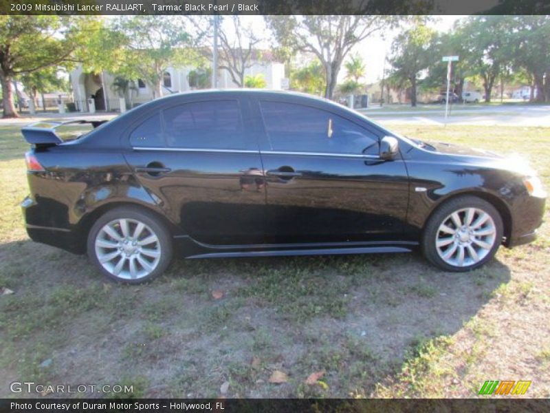 Tarmac Black Pearl / Black 2009 Mitsubishi Lancer RALLIART