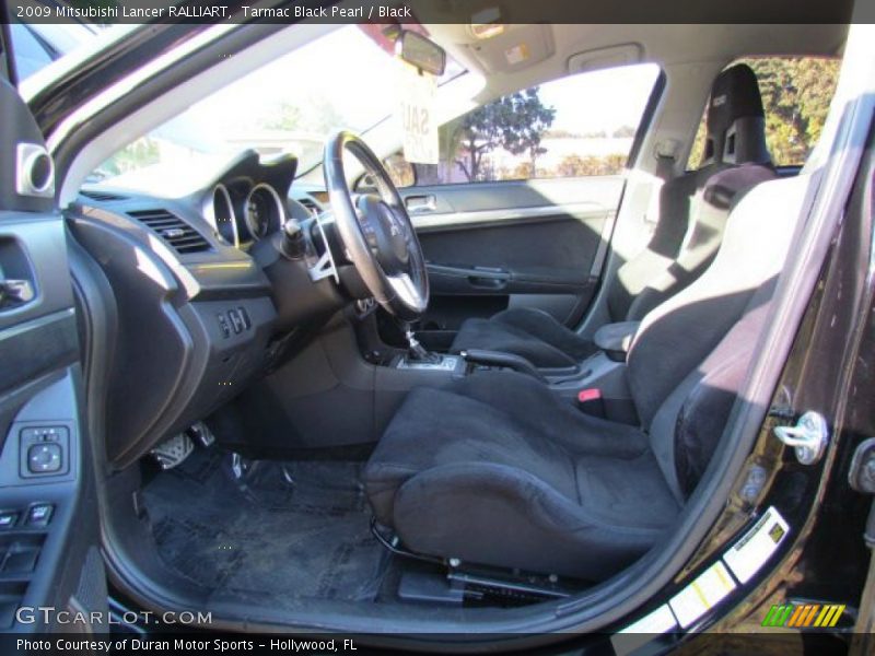  2009 Lancer RALLIART Black Interior