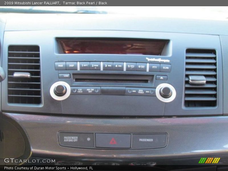 Tarmac Black Pearl / Black 2009 Mitsubishi Lancer RALLIART