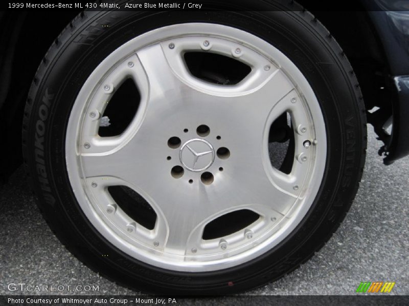 Azure Blue Metallic / Grey 1999 Mercedes-Benz ML 430 4Matic