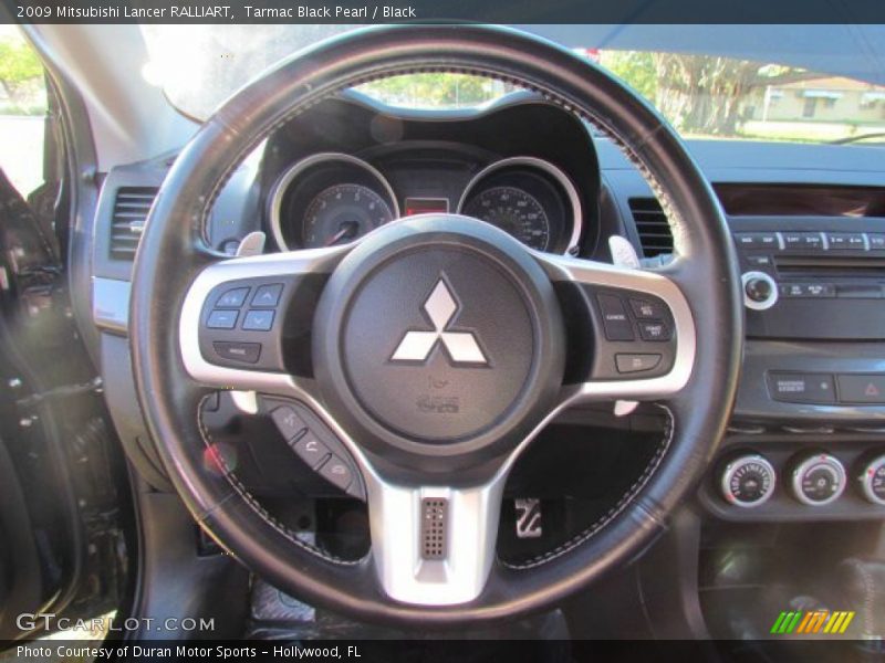 Tarmac Black Pearl / Black 2009 Mitsubishi Lancer RALLIART
