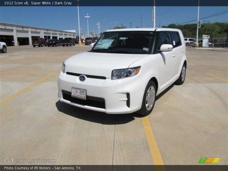 Super White / Dark Gray 2012 Scion xB