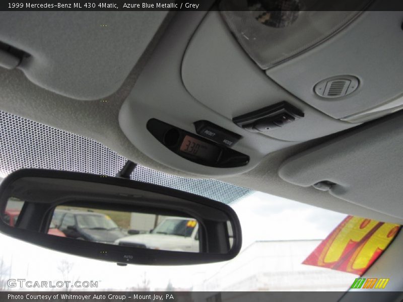 Azure Blue Metallic / Grey 1999 Mercedes-Benz ML 430 4Matic