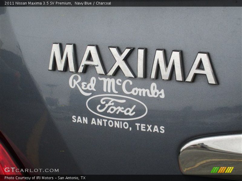 Navy Blue / Charcoal 2011 Nissan Maxima 3.5 SV Premium