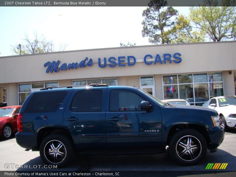 Bermuda Blue Metallic / Ebony 2007 Chevrolet Tahoe LTZ