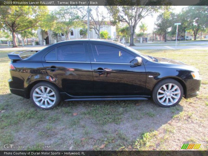 Tarmac Black Pearl / Black 2009 Mitsubishi Lancer RALLIART