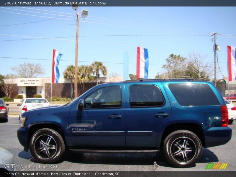 Bermuda Blue Metallic / Ebony 2007 Chevrolet Tahoe LTZ