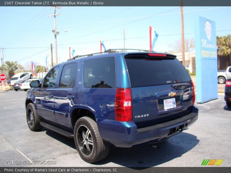 Bermuda Blue Metallic / Ebony 2007 Chevrolet Tahoe LTZ