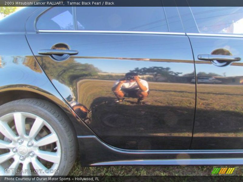 Tarmac Black Pearl / Black 2009 Mitsubishi Lancer RALLIART