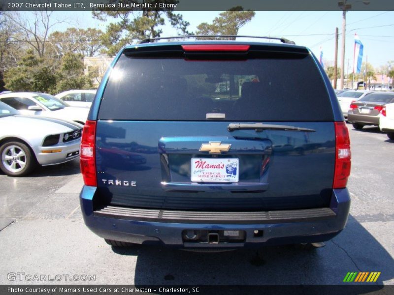 Bermuda Blue Metallic / Ebony 2007 Chevrolet Tahoe LTZ