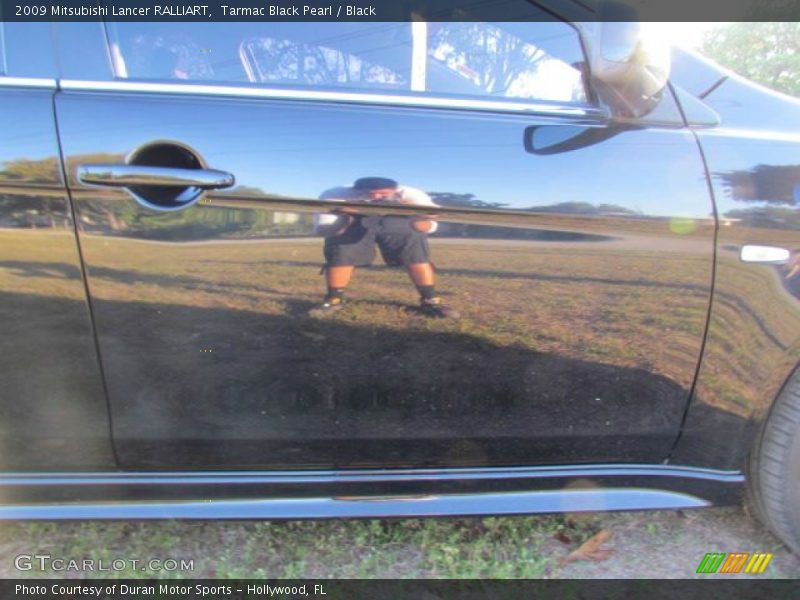 Tarmac Black Pearl / Black 2009 Mitsubishi Lancer RALLIART