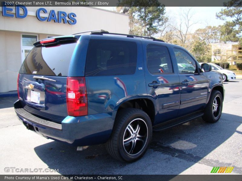Bermuda Blue Metallic / Ebony 2007 Chevrolet Tahoe LTZ