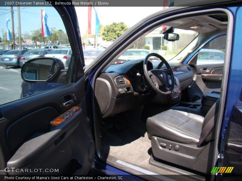 Bermuda Blue Metallic / Ebony 2007 Chevrolet Tahoe LTZ