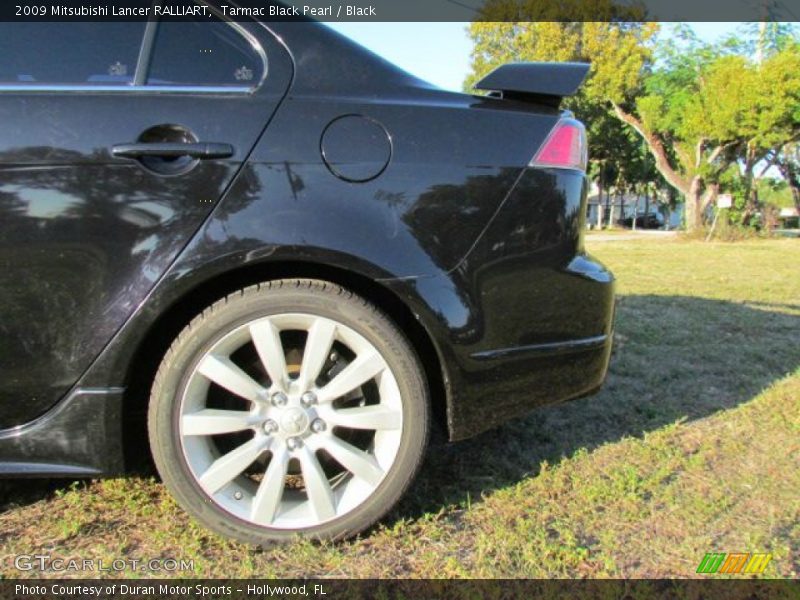 Tarmac Black Pearl / Black 2009 Mitsubishi Lancer RALLIART