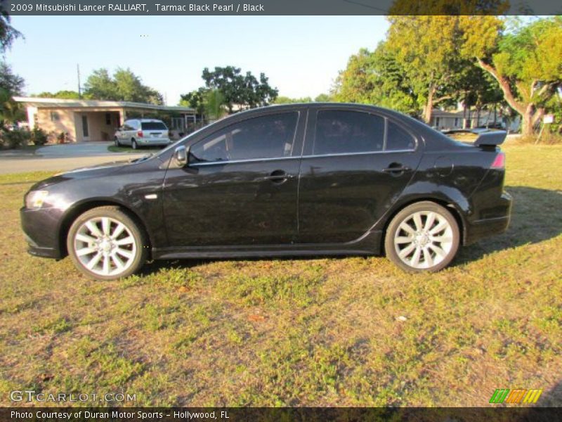 Tarmac Black Pearl / Black 2009 Mitsubishi Lancer RALLIART