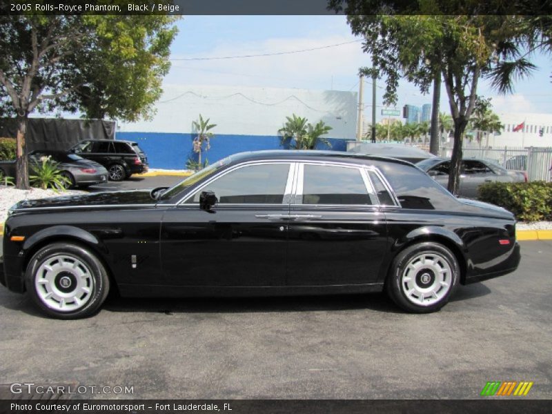 Black / Beige 2005 Rolls-Royce Phantom