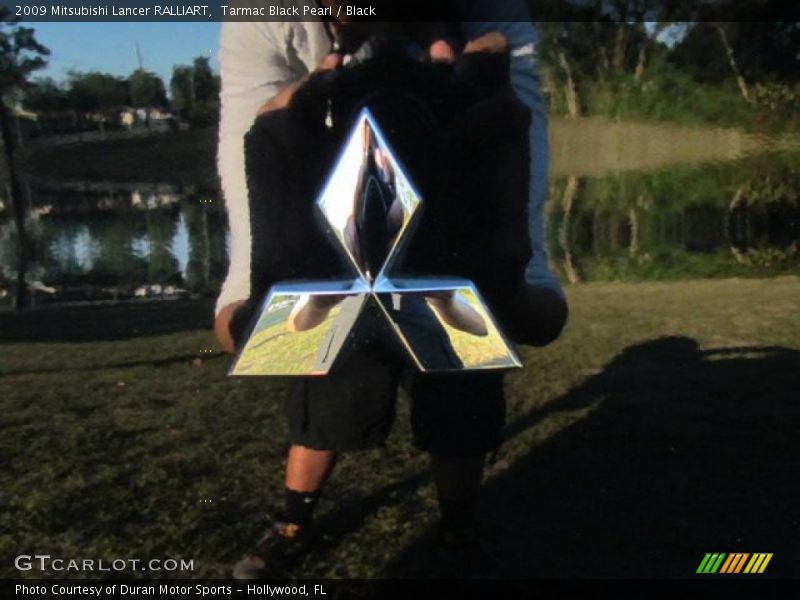 Tarmac Black Pearl / Black 2009 Mitsubishi Lancer RALLIART
