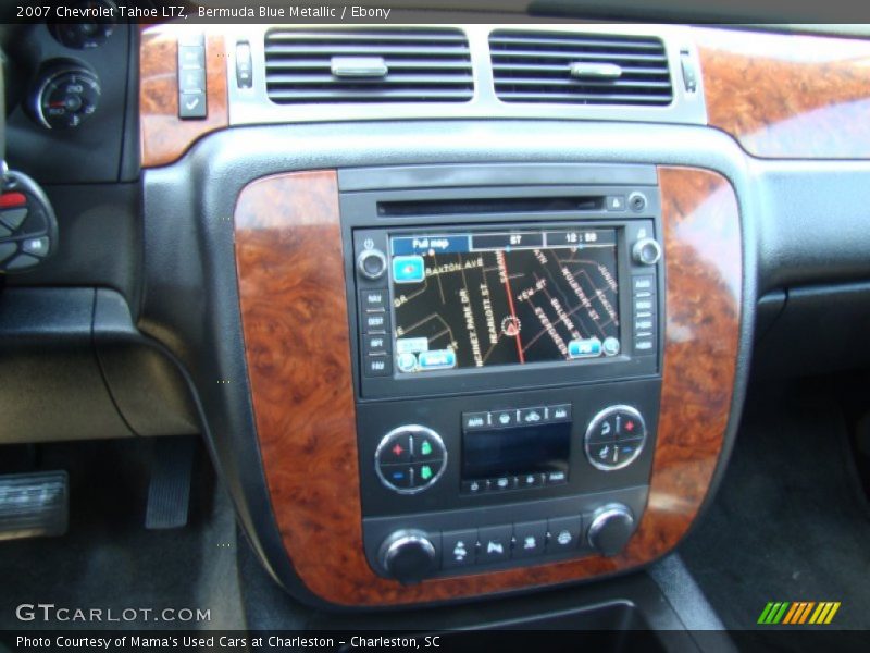 Bermuda Blue Metallic / Ebony 2007 Chevrolet Tahoe LTZ