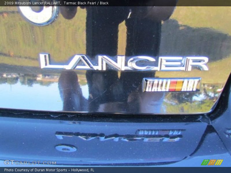 Tarmac Black Pearl / Black 2009 Mitsubishi Lancer RALLIART