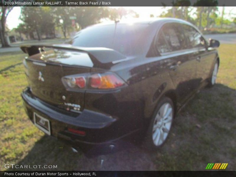 Tarmac Black Pearl / Black 2009 Mitsubishi Lancer RALLIART