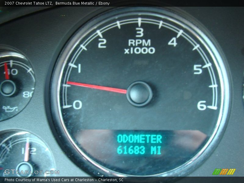 Bermuda Blue Metallic / Ebony 2007 Chevrolet Tahoe LTZ