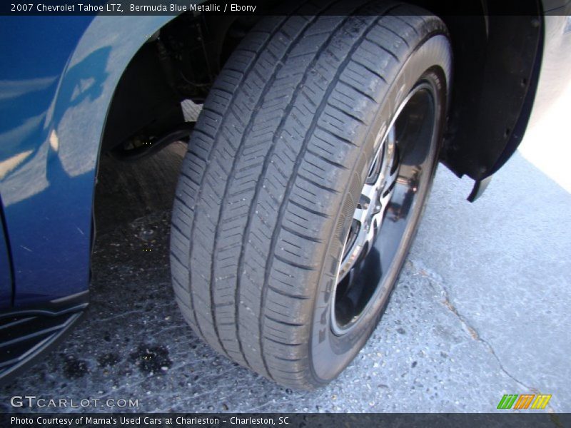 Bermuda Blue Metallic / Ebony 2007 Chevrolet Tahoe LTZ