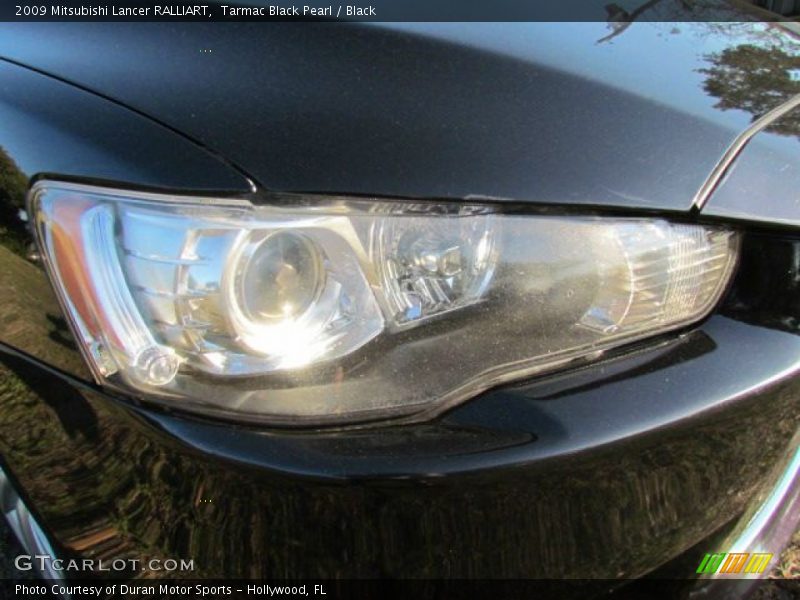 Tarmac Black Pearl / Black 2009 Mitsubishi Lancer RALLIART