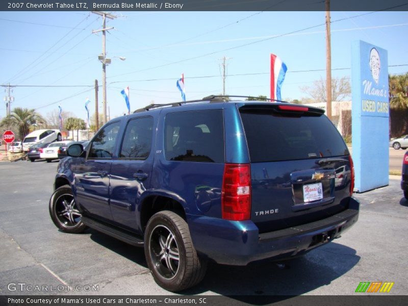 Bermuda Blue Metallic / Ebony 2007 Chevrolet Tahoe LTZ