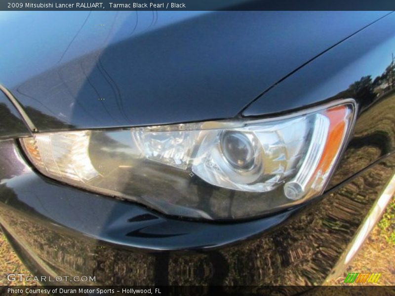 Tarmac Black Pearl / Black 2009 Mitsubishi Lancer RALLIART