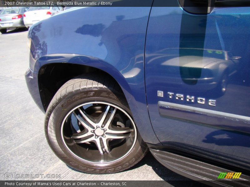 Bermuda Blue Metallic / Ebony 2007 Chevrolet Tahoe LTZ