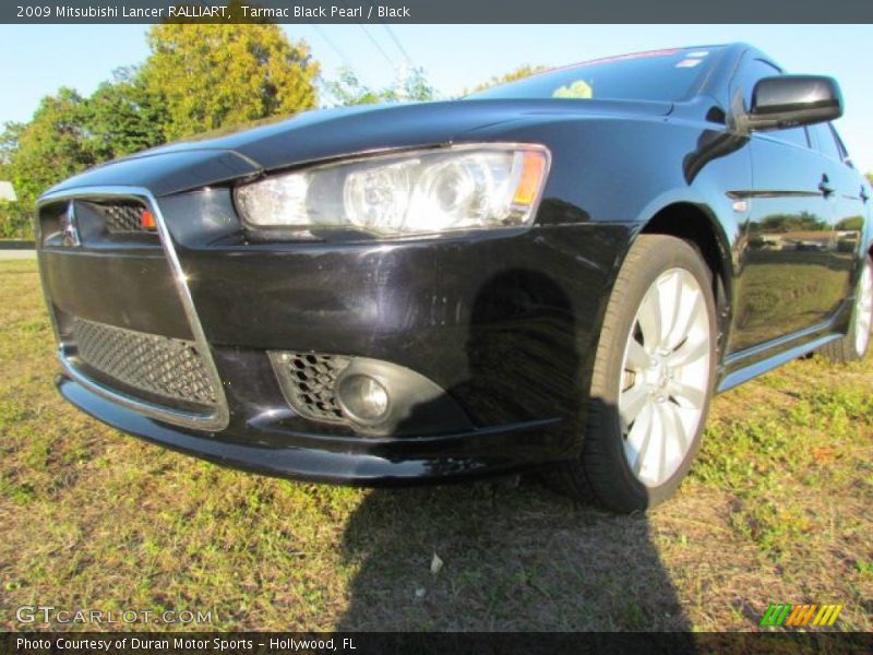 Tarmac Black Pearl / Black 2009 Mitsubishi Lancer RALLIART