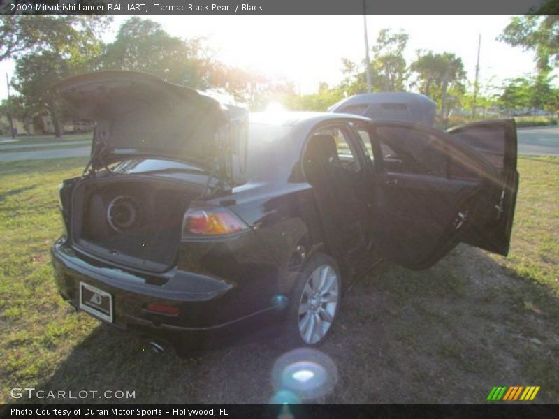 Tarmac Black Pearl / Black 2009 Mitsubishi Lancer RALLIART