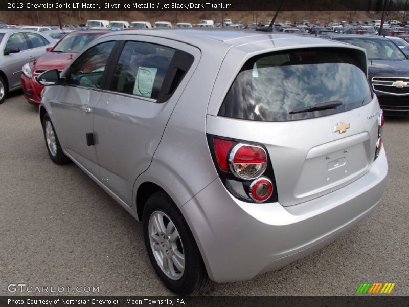 Silver Ice Metallic / Jet Black/Dark Titanium 2013 Chevrolet Sonic LT Hatch