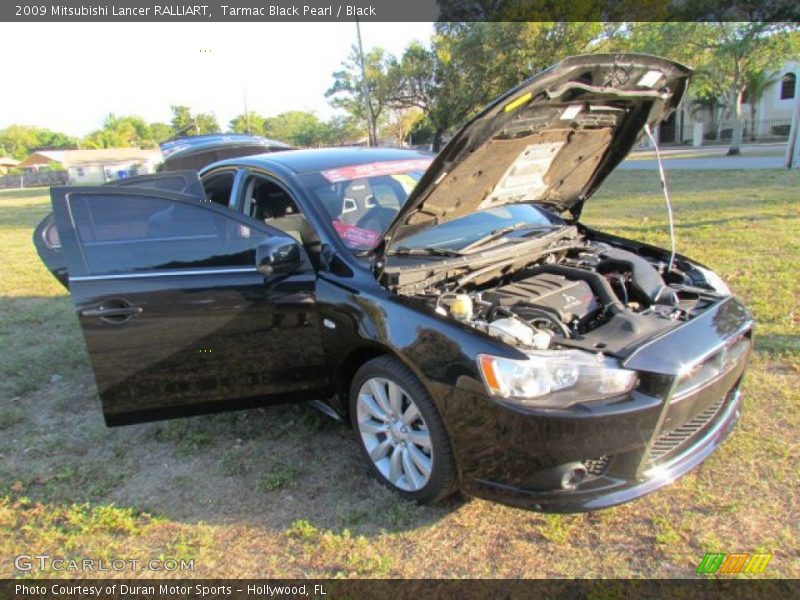 Tarmac Black Pearl / Black 2009 Mitsubishi Lancer RALLIART