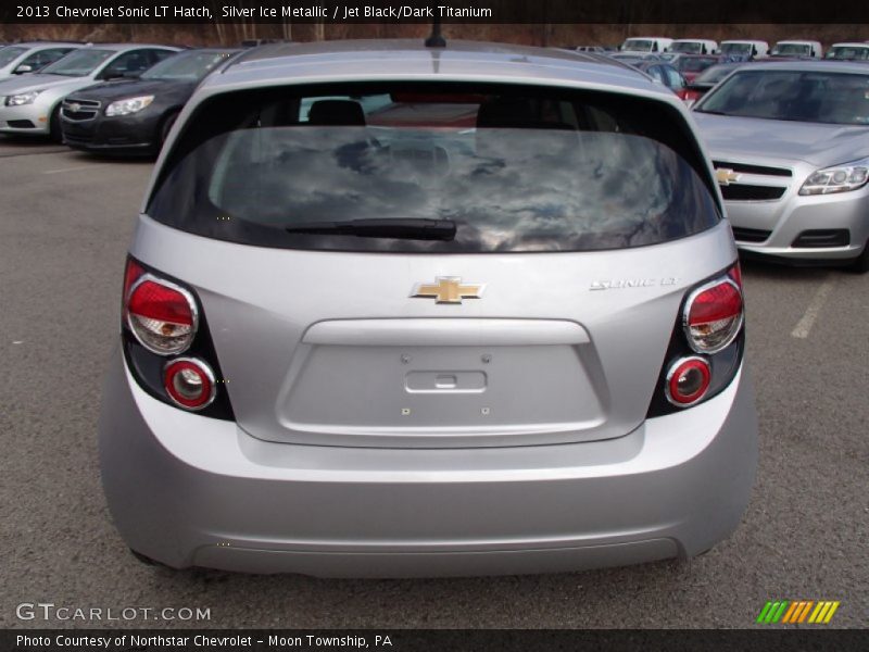 Silver Ice Metallic / Jet Black/Dark Titanium 2013 Chevrolet Sonic LT Hatch