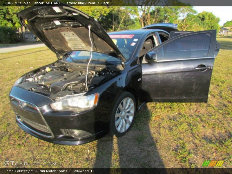 Tarmac Black Pearl / Black 2009 Mitsubishi Lancer RALLIART