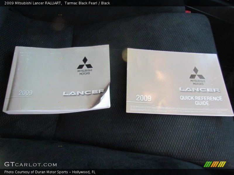Tarmac Black Pearl / Black 2009 Mitsubishi Lancer RALLIART