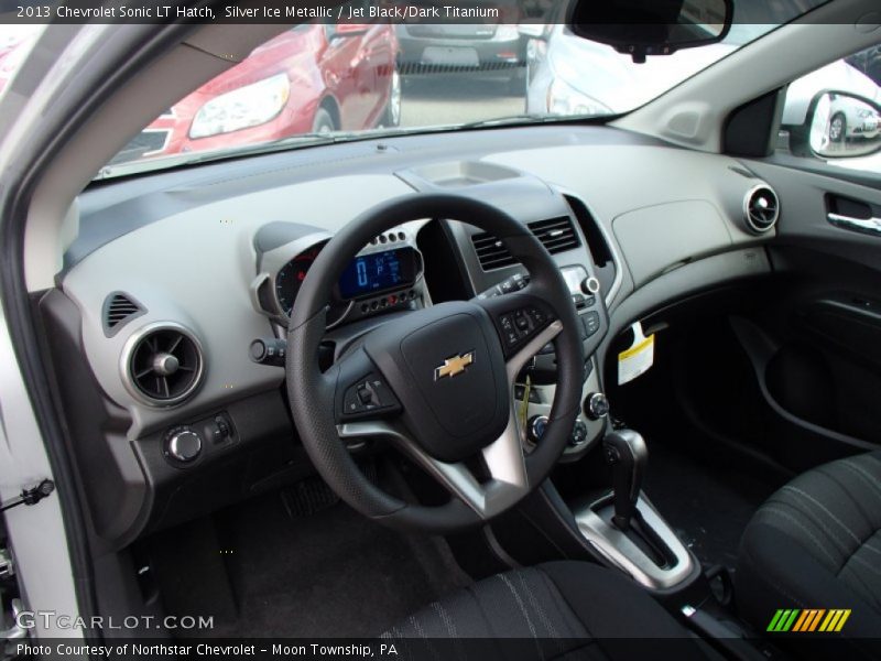 Silver Ice Metallic / Jet Black/Dark Titanium 2013 Chevrolet Sonic LT Hatch