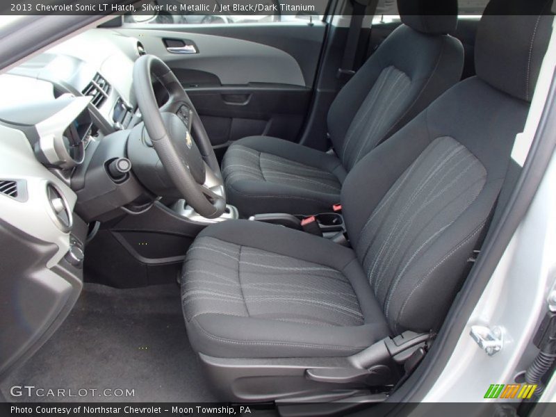 Silver Ice Metallic / Jet Black/Dark Titanium 2013 Chevrolet Sonic LT Hatch