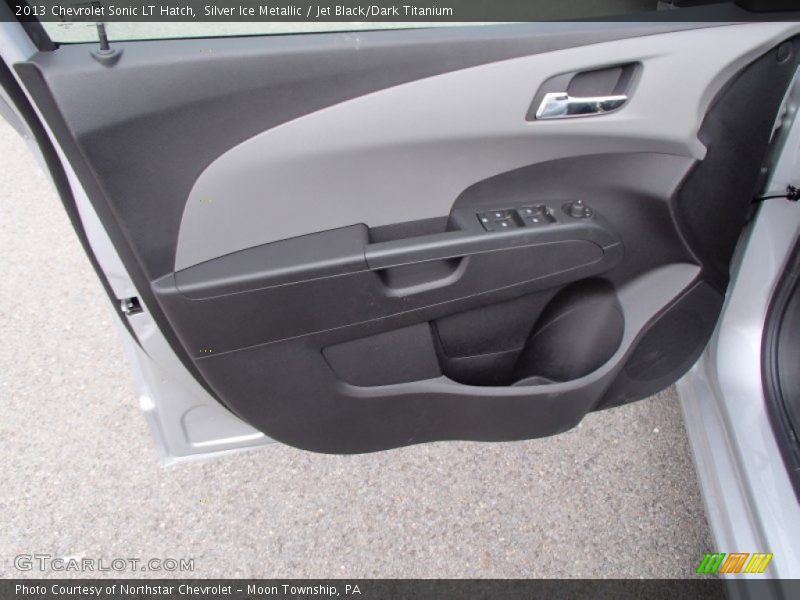 Silver Ice Metallic / Jet Black/Dark Titanium 2013 Chevrolet Sonic LT Hatch