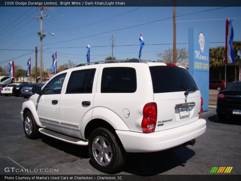 Bright White / Dark Khaki/Light Khaki 2006 Dodge Durango Limited