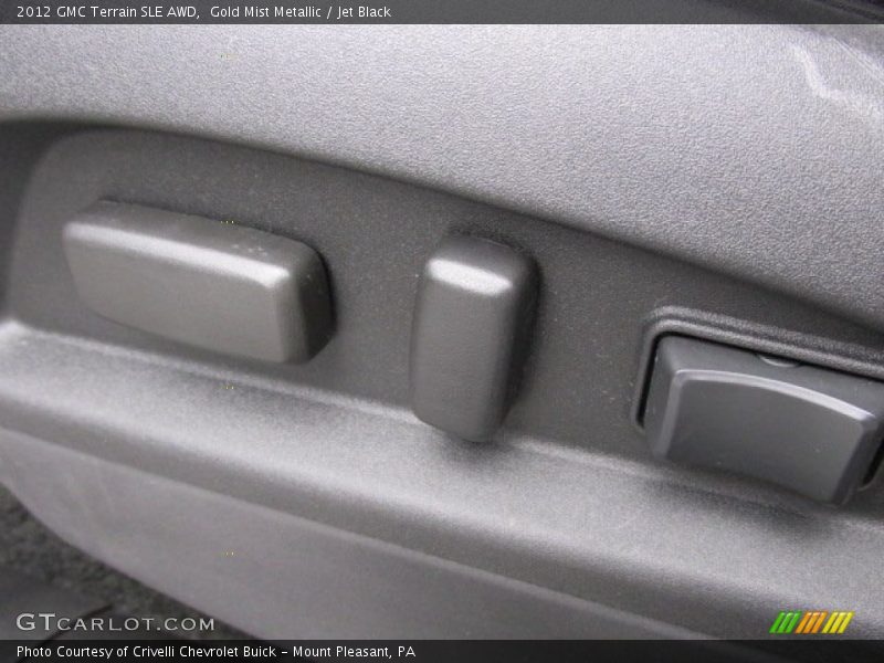 Gold Mist Metallic / Jet Black 2012 GMC Terrain SLE AWD