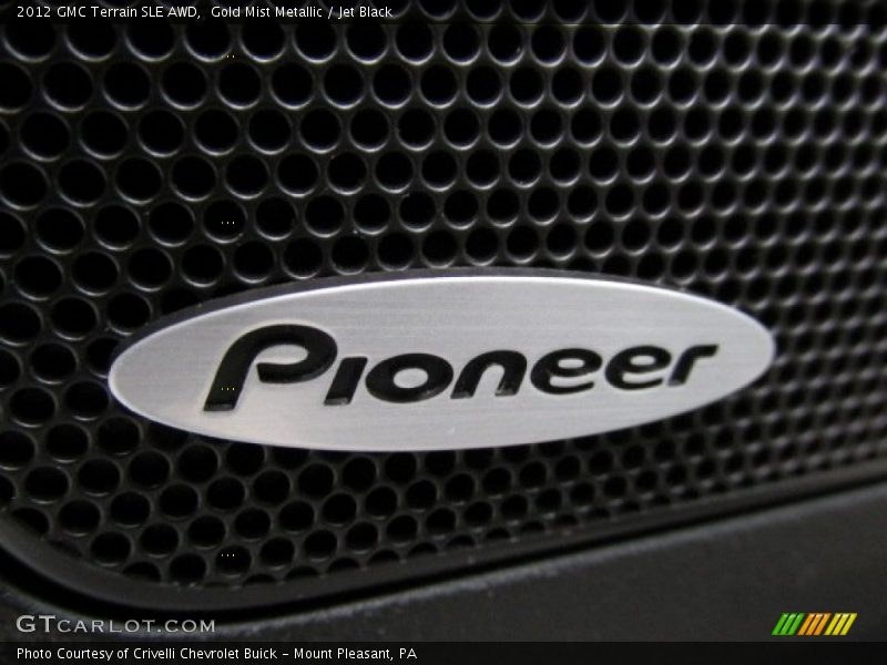 Gold Mist Metallic / Jet Black 2012 GMC Terrain SLE AWD