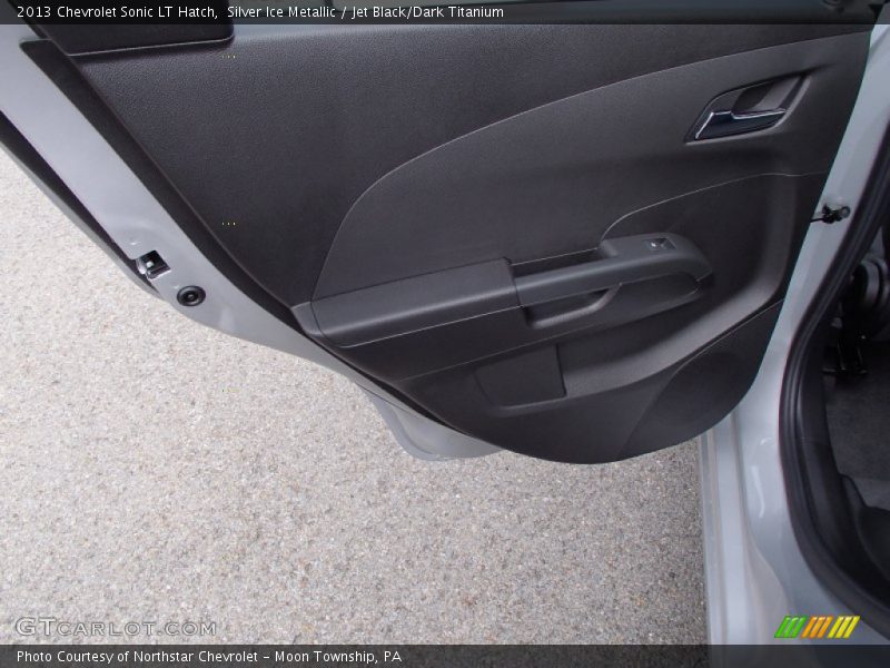 Silver Ice Metallic / Jet Black/Dark Titanium 2013 Chevrolet Sonic LT Hatch