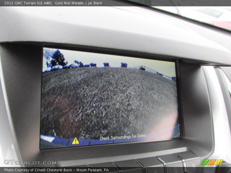 Gold Mist Metallic / Jet Black 2012 GMC Terrain SLE AWD