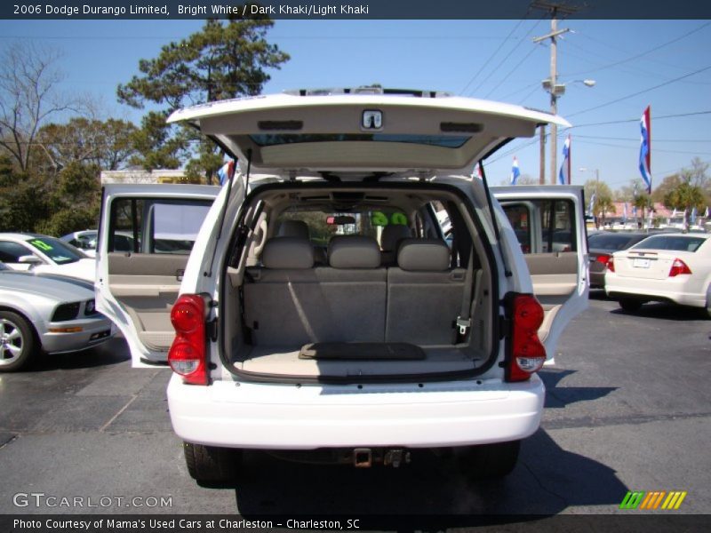 Bright White / Dark Khaki/Light Khaki 2006 Dodge Durango Limited