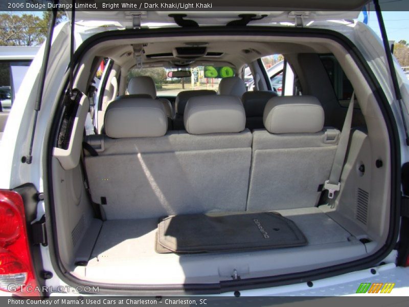 Bright White / Dark Khaki/Light Khaki 2006 Dodge Durango Limited