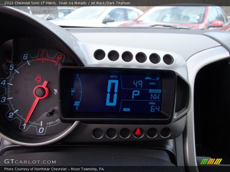 Silver Ice Metallic / Jet Black/Dark Titanium 2013 Chevrolet Sonic LT Hatch