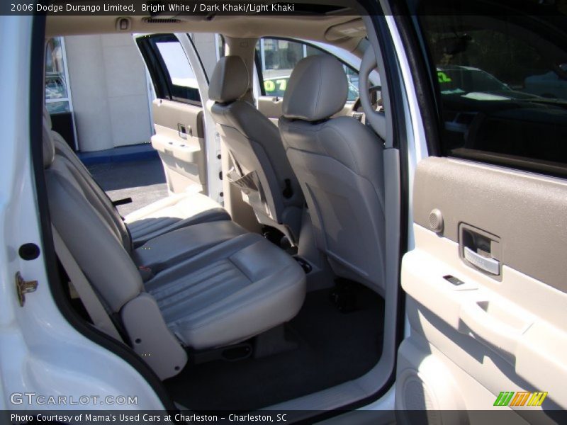 Bright White / Dark Khaki/Light Khaki 2006 Dodge Durango Limited